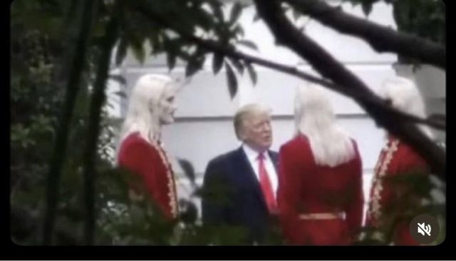 Trump Posted This and Then Deleted It! What Is It? A Secret UFO Alien Meeting? 
