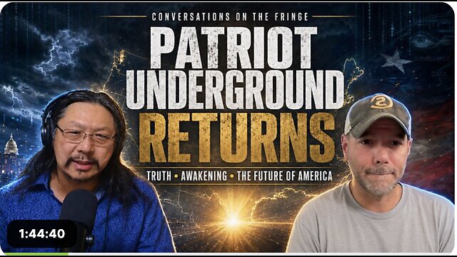 Patriot Underground Returns: Truth, Awakening & the Future of America
