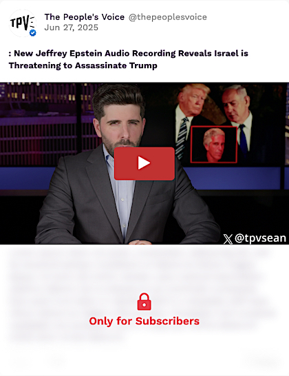 image Jeffery Epstein tape: Israel threatens to assassinate Trump